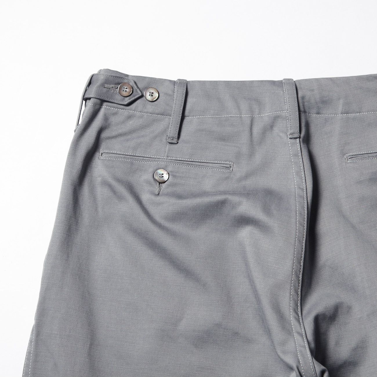 WASHED FINX LIGHT CHINO PANTS (メンズ) - Gray