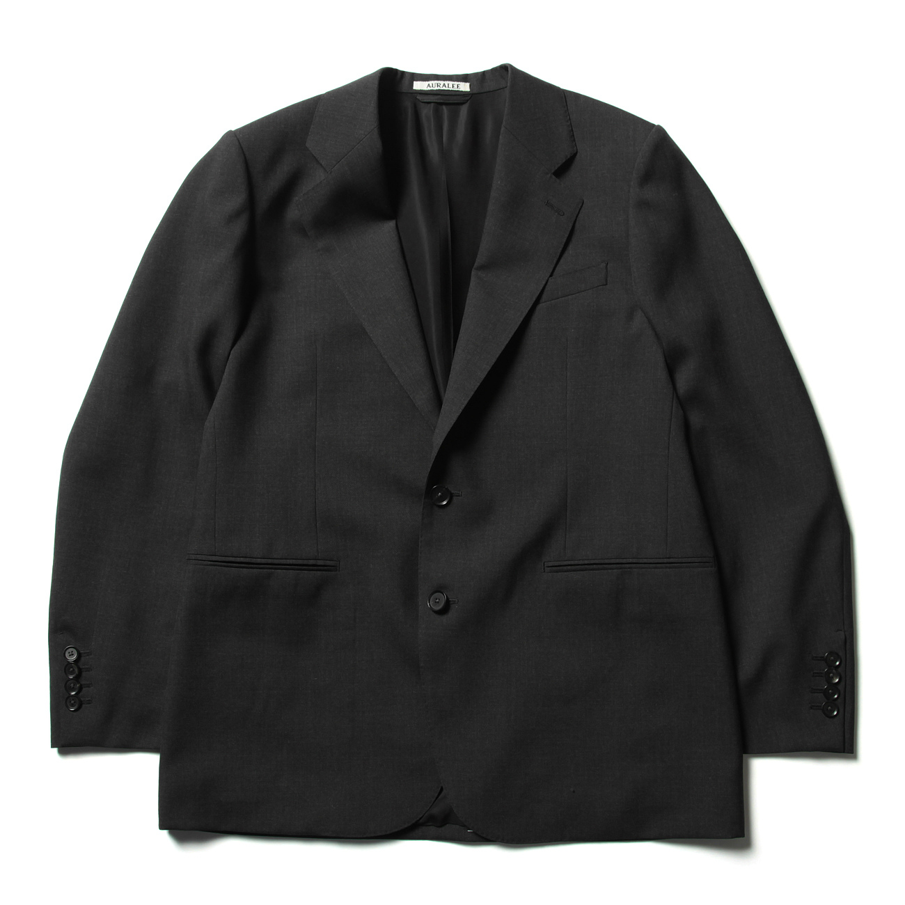 WASHABLE WOOL TROPICAL JACKET (メンズ) - Top Charcoal