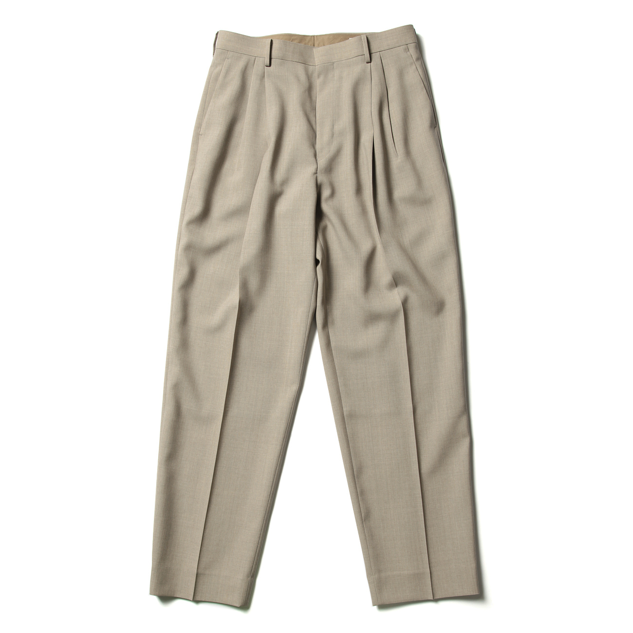 AURALEE / オーラリー | WASHABLE WOOL TROPICAL SLACKS - Top Beige