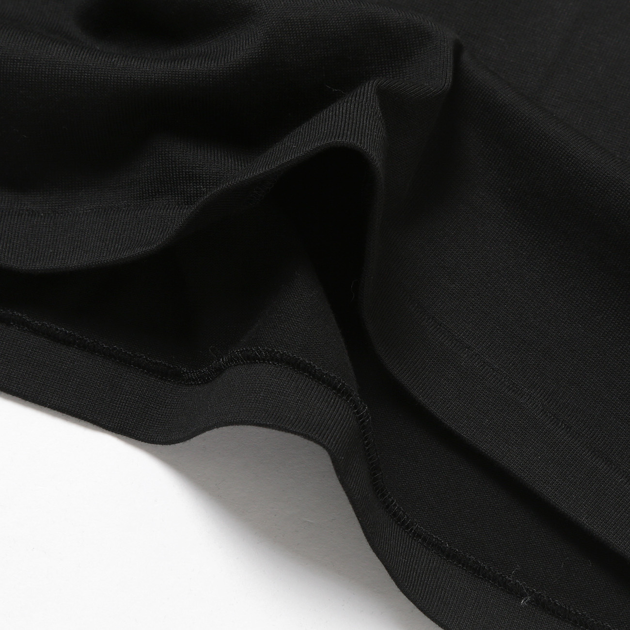 AURALEE / オーラリー | LUSTER PLAITING L/S TEE (メンズ) - Black