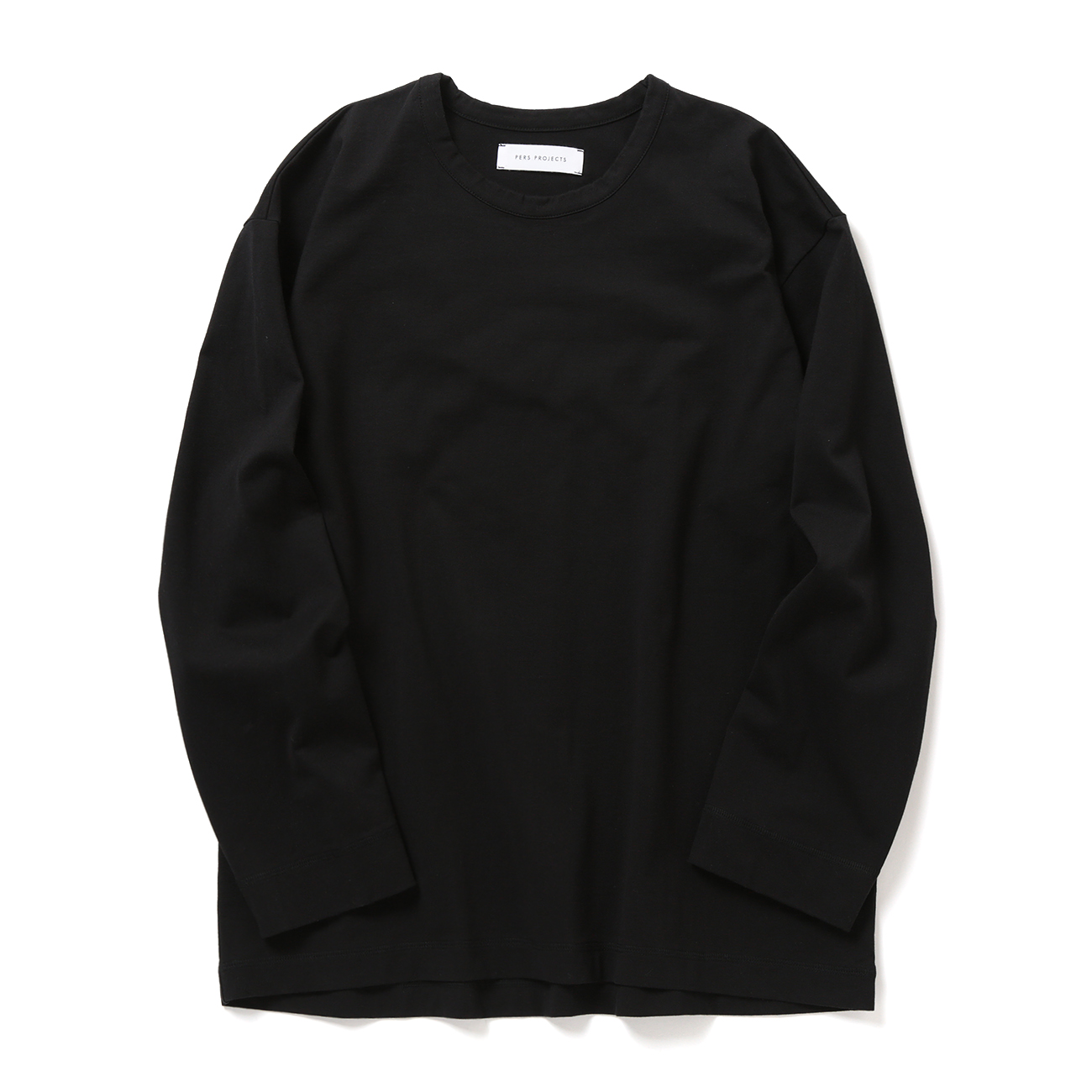 PERS PROJECTS / パースプロジェクト | VICTOR L/S CN TEE - Black