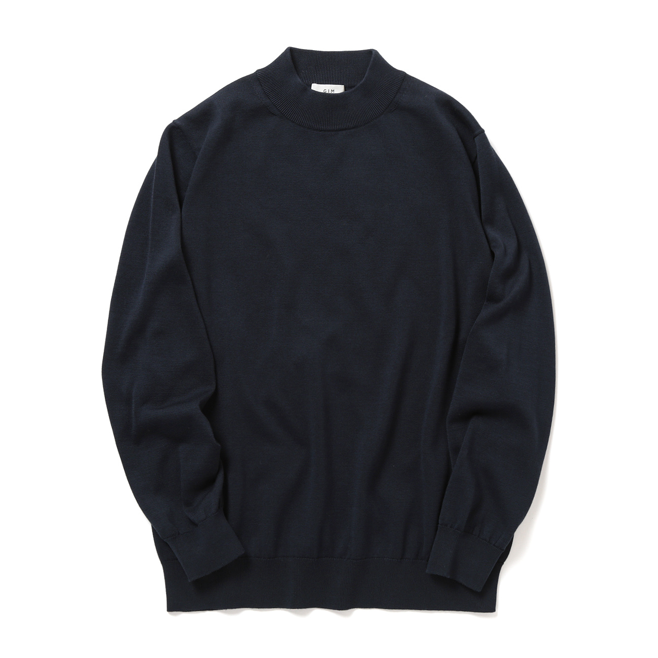 GIM / ジム | 14G ASIC天竺 長袖モックネック - Navy | 通販 - 正規