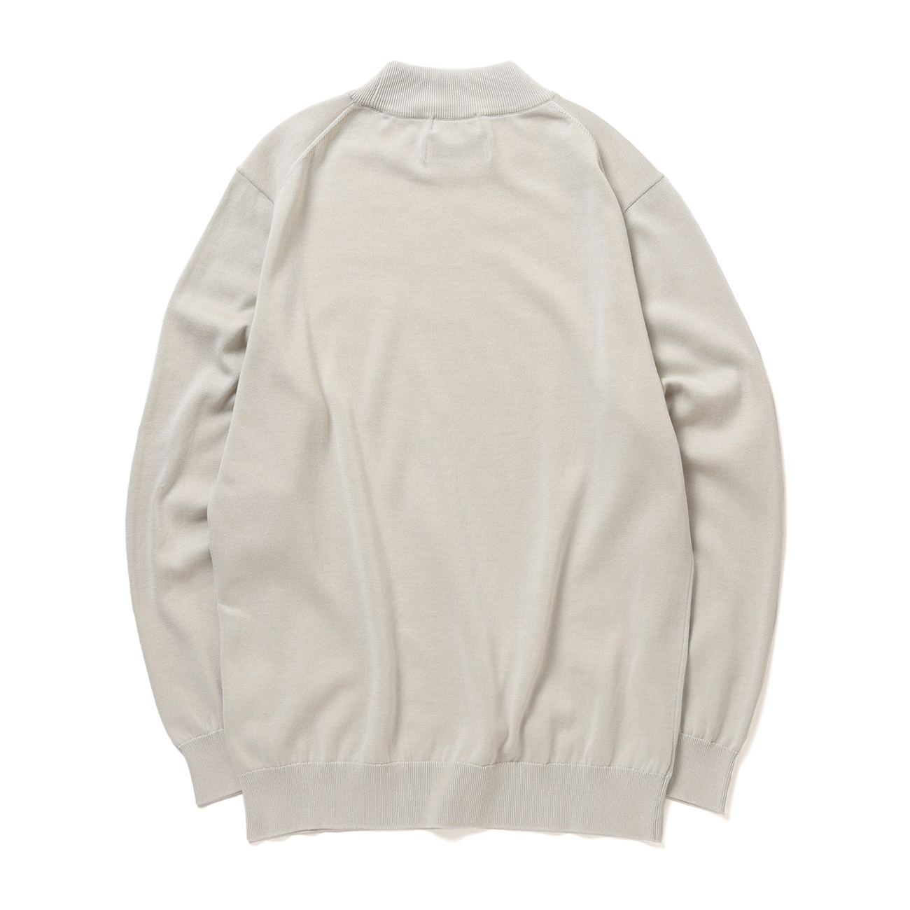 GIM / ジム | 14G ASIC天竺 長袖モックネック - Beige | 通販 - 正規