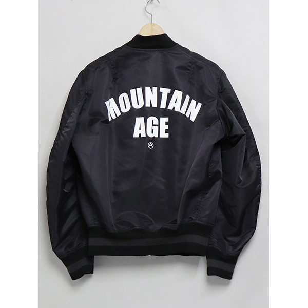 RESEARCH | MA-1 (Light) - MOUNTAIN AGE - Black | 通販 - 正規取扱店 | COLLECT STORE  / コレクトストア