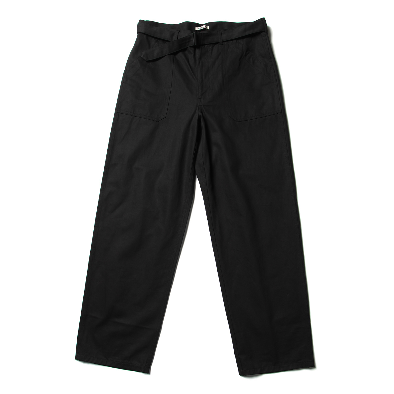 HARD TWIST FINX HEAVY CHINO BELTED PANTS (メンズ) - Black