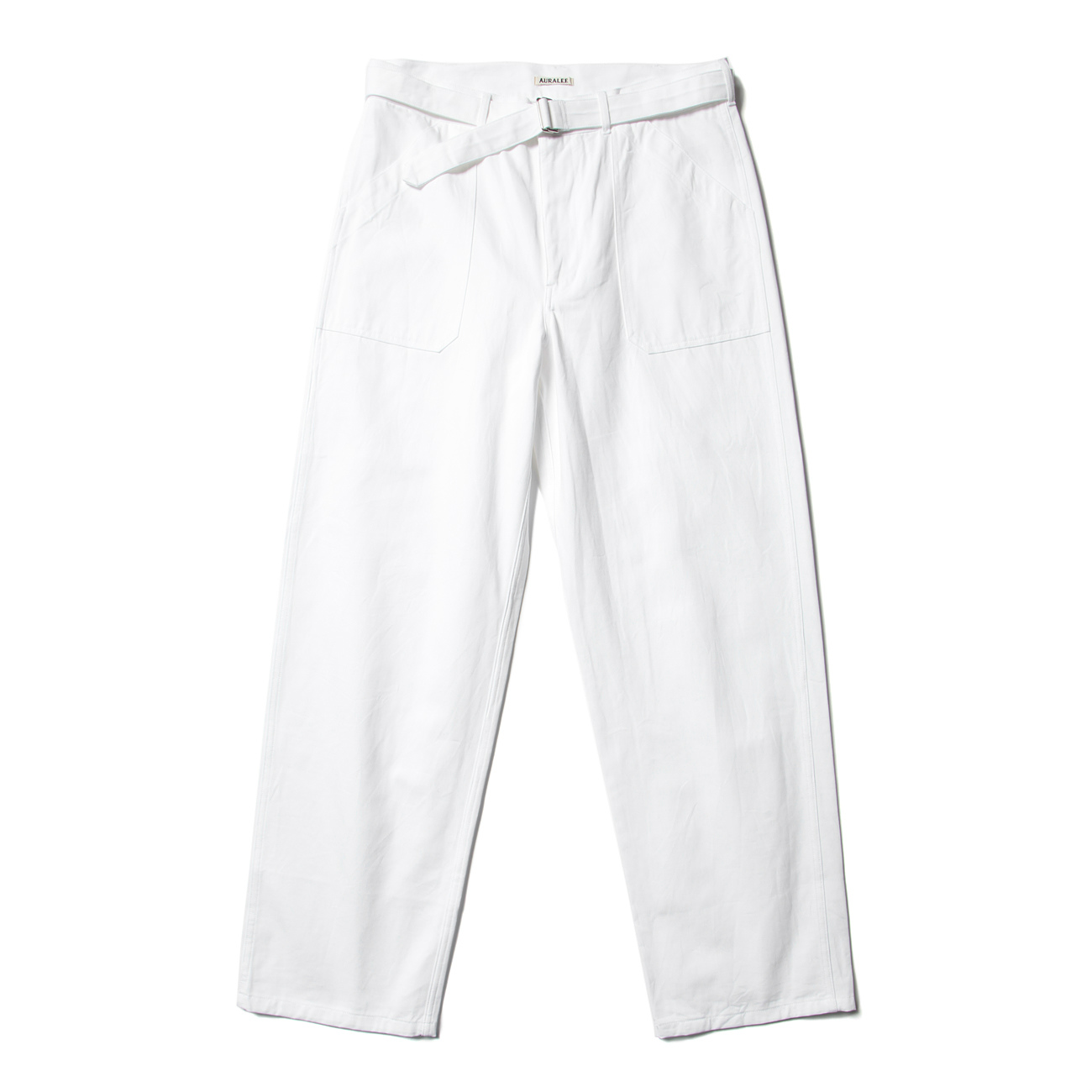 HARD TWIST FINX HEAVY CHINO BELTED PANTS (メンズ) - White