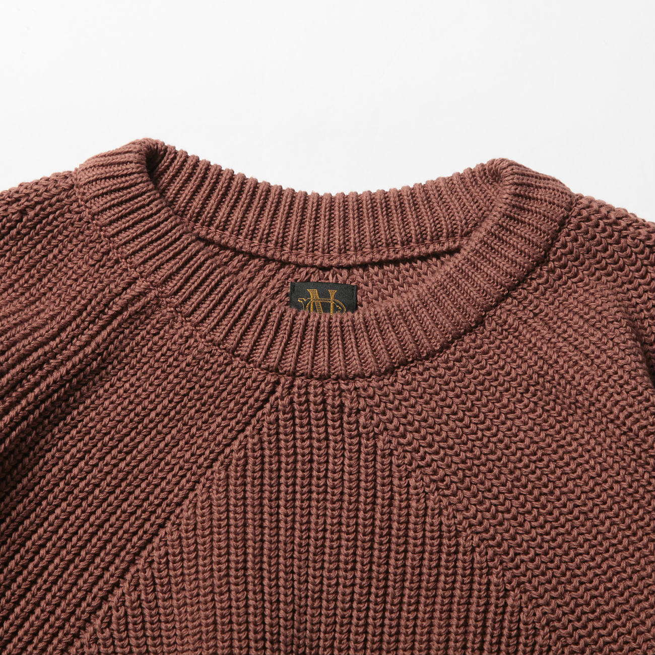 BATONER / バトナー | SIGNATURE CREW NECK (メンズ) - Pink Brown 