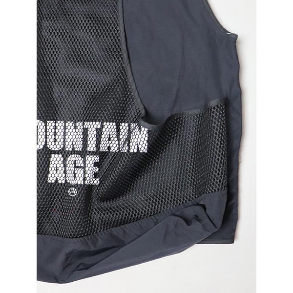 RESEARCH | Game Vest - MOUNTAIN AGE - Black | 通販 - 正規取扱店