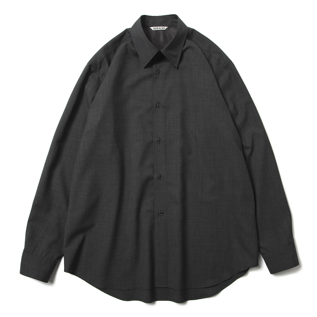 AURALEE SUPER LIGHT WOOL SHIRTS オーラリー　黒 AURALEE / オーラリー | SUPER FINE TROPICAL WOOL SHIRT (メンズ