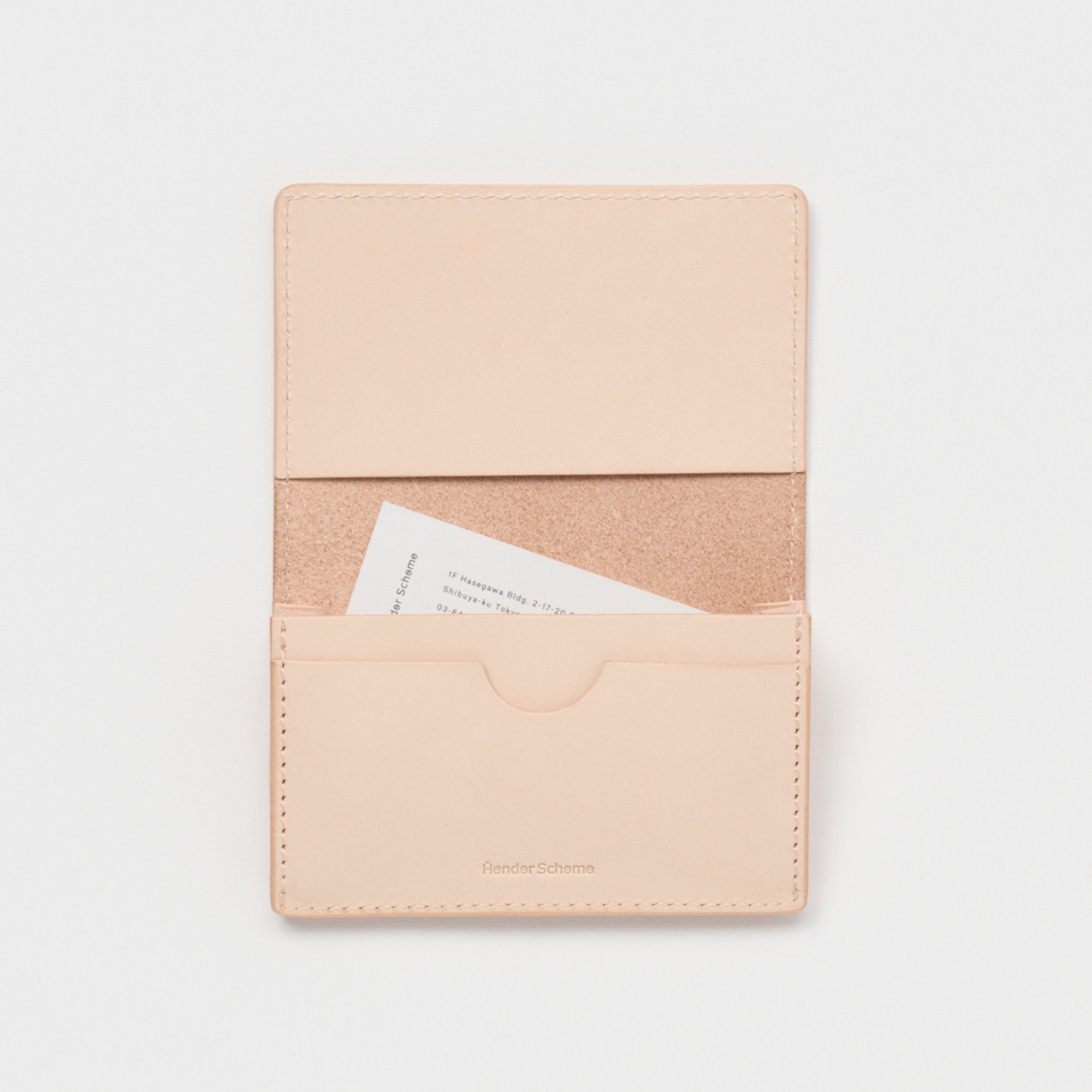 Hender Scheme / エンダースキーマ | folded card case - Natural