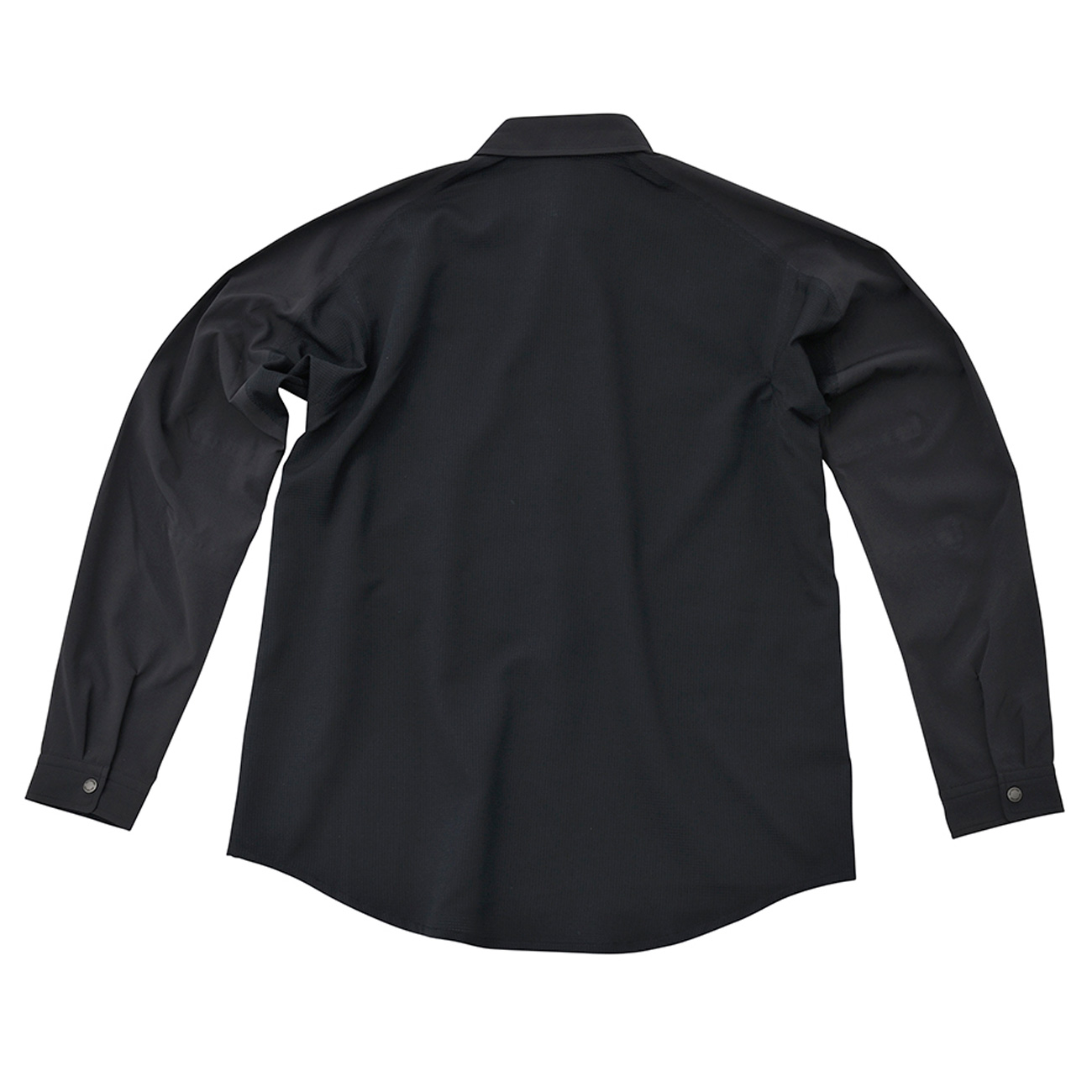 and wander / アンドワンダー | tech long sleeve shirt (M) - Black