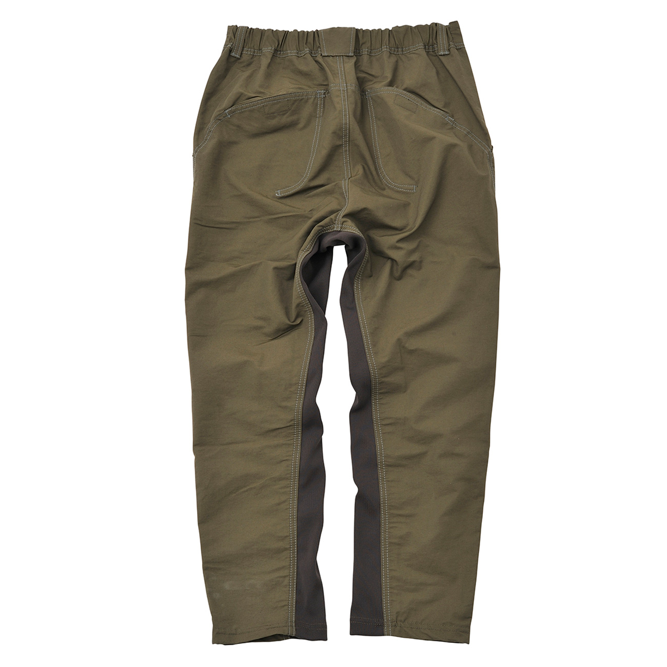 and wander / アンドワンダー | 60/40 cloth rib pants long - Khaki