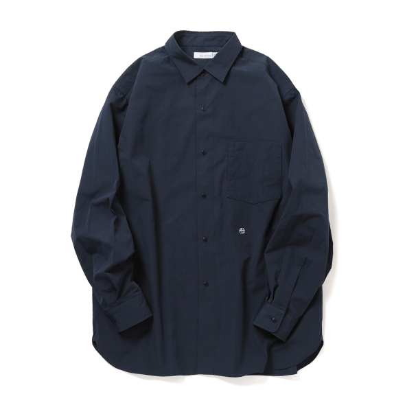 nanamica / ナナミカ | Regular Collar Wind Shirt - Dark Navy | 通販