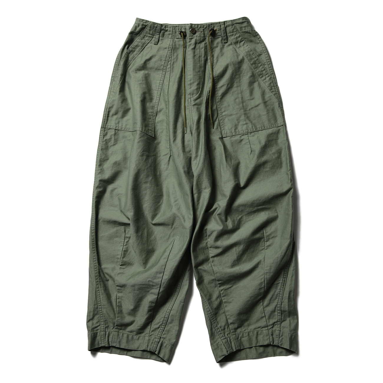 あいみょん ヒザデルパンツ H.D. Pant  Fatigue(オリーブ)S 24FW】Needles ニードルズ H.D.Pant -Fatigue- ヒザデルパンツ
