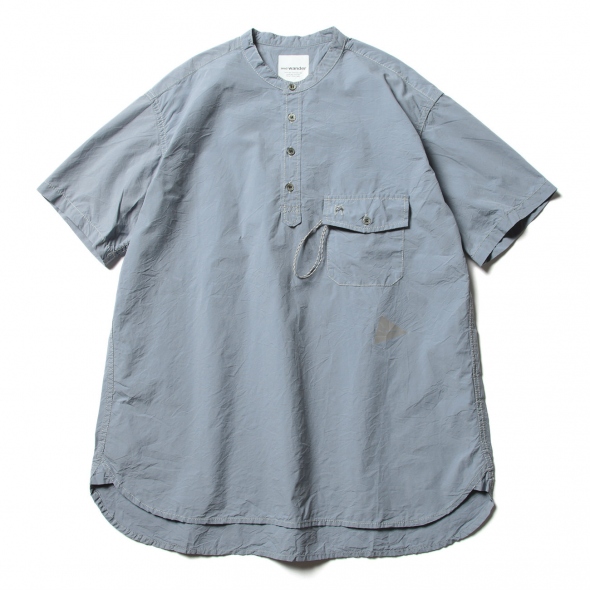 and wander アンドワンダー CORDURA半袖プルオーバーシャツ. and wander / アンドワンダー | CORDURA typewriter short