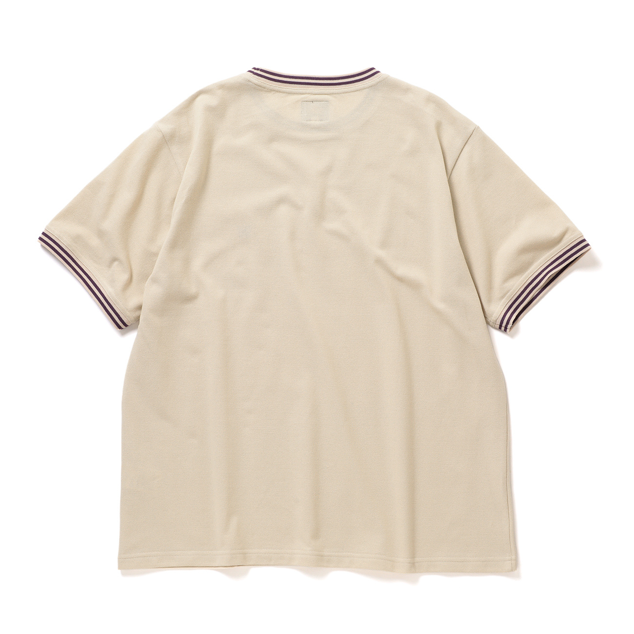 Needles / ニードルズ | Ringer Tee - Cotton Pique - Beige | 通販