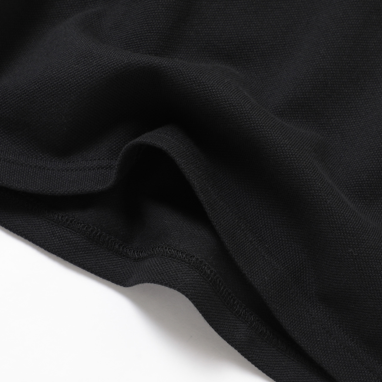 Needles / ニードルズ | Ringer Tee - Cotton Pique - Black | 通販