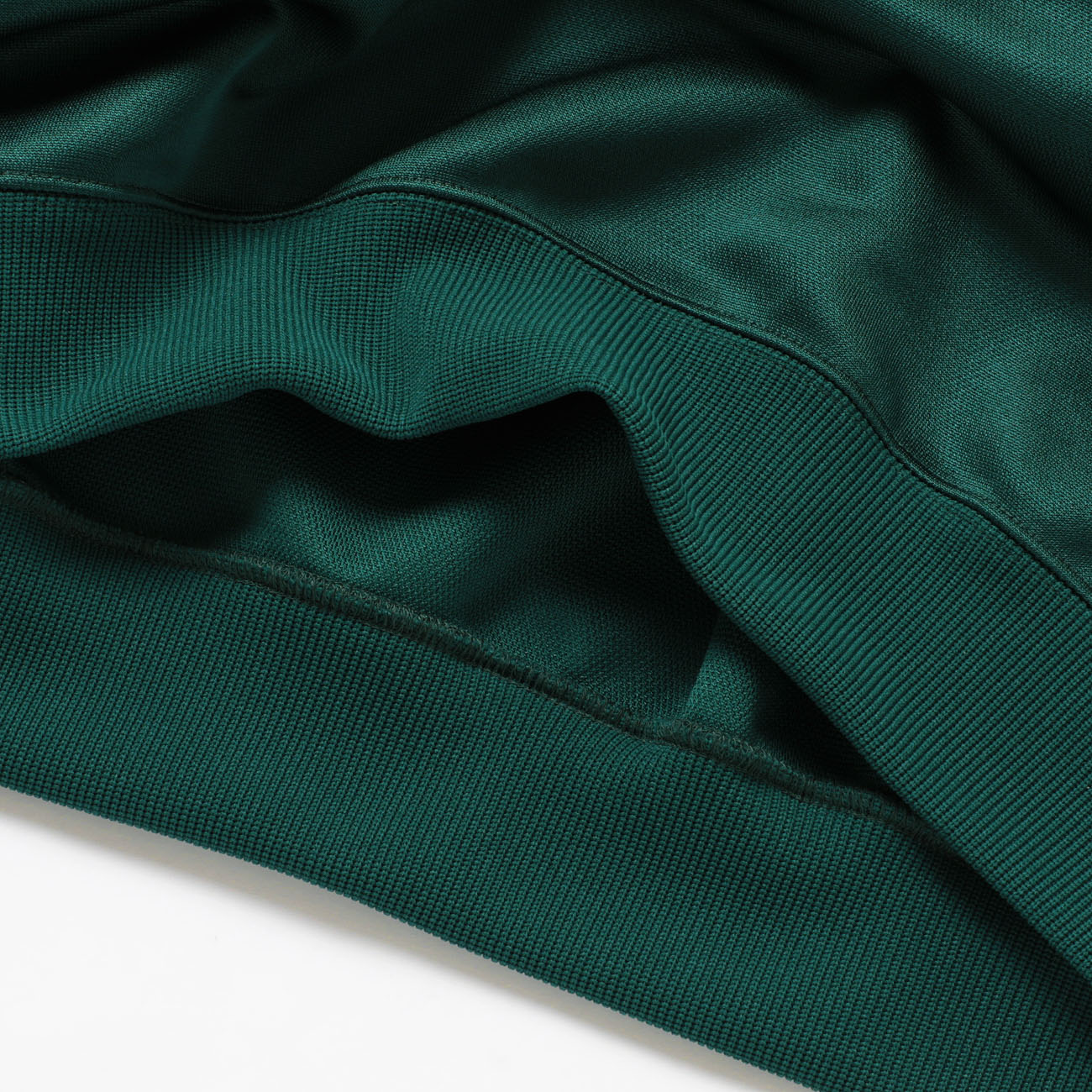 Needles / ニードルズ | Track Crew Neck Shirt - Poly Smooth - Green 
