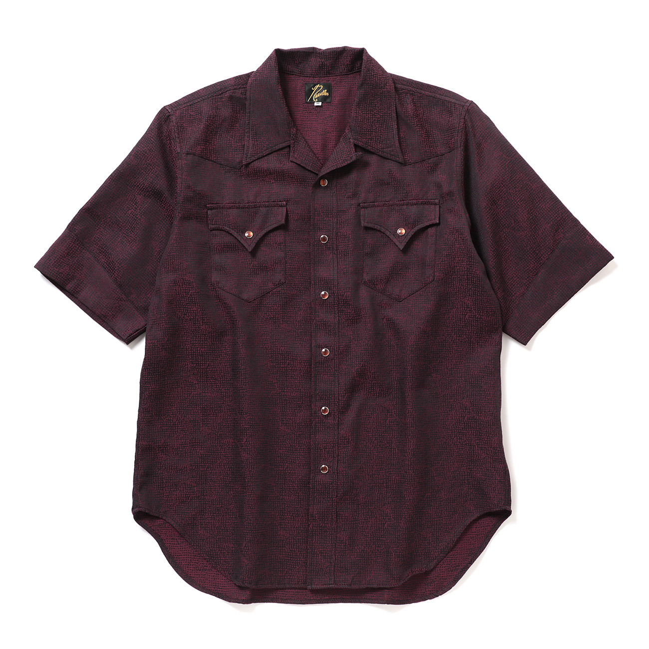 Needles / ニードルズ | S/S Western Shirt - Micro Shadow Plaid