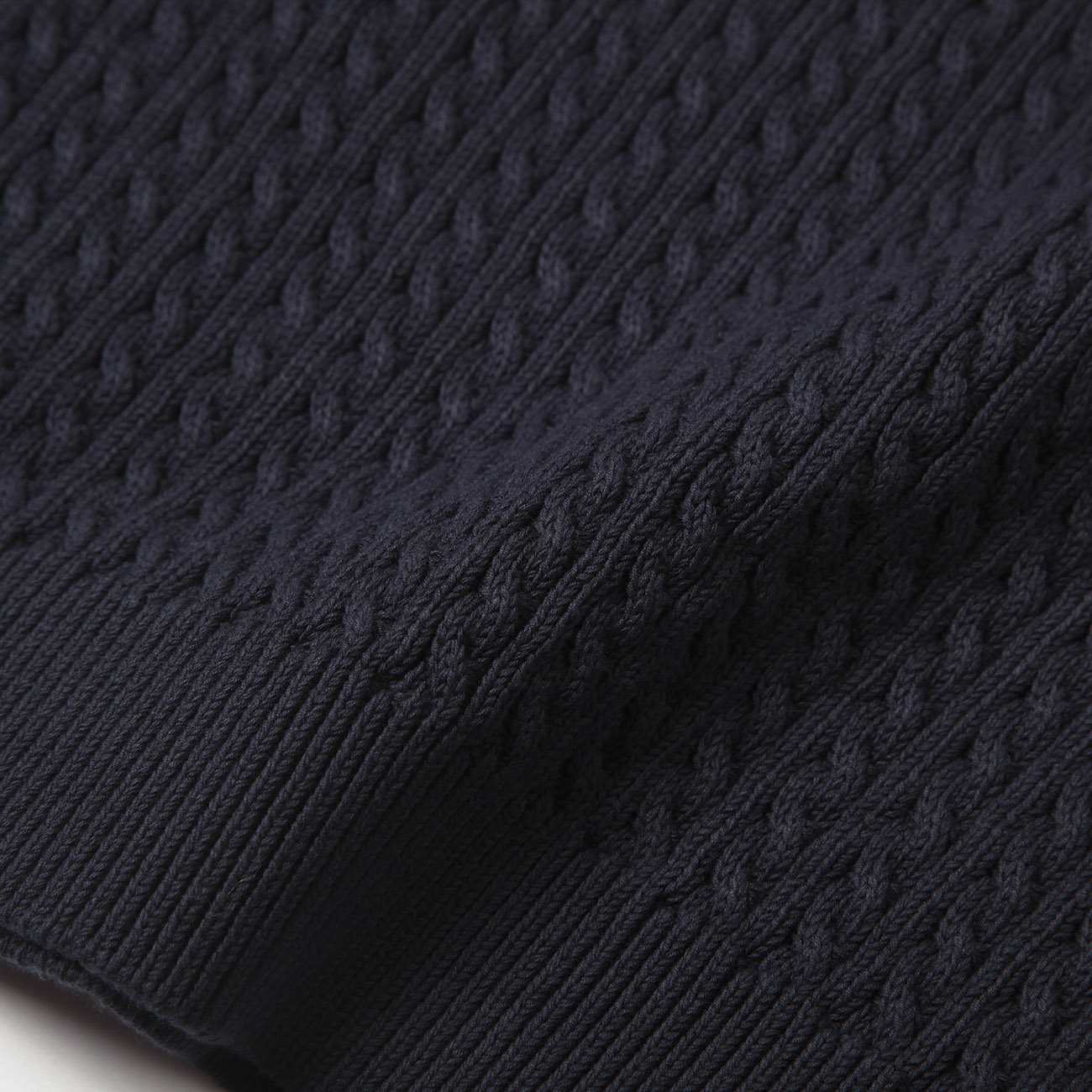 CIOTA / シオタ | スビンコットン クルーネック 2/100スビン - Navy