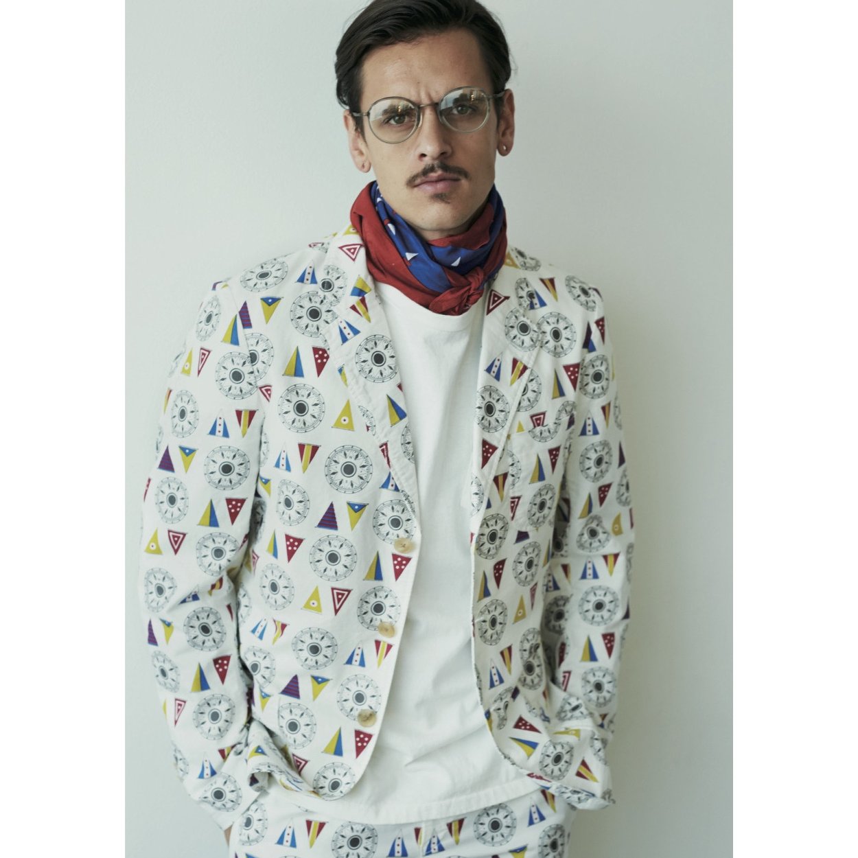 NAISSANCE】ネサーンス ORIGINAL PRINT BLOUSON