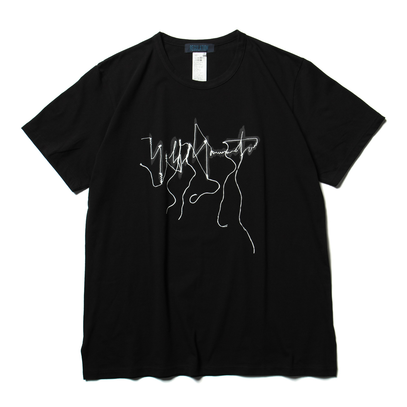 Yohji Yamamoto POUR HOMME | FQ-T90-099-2 - Black | 通販