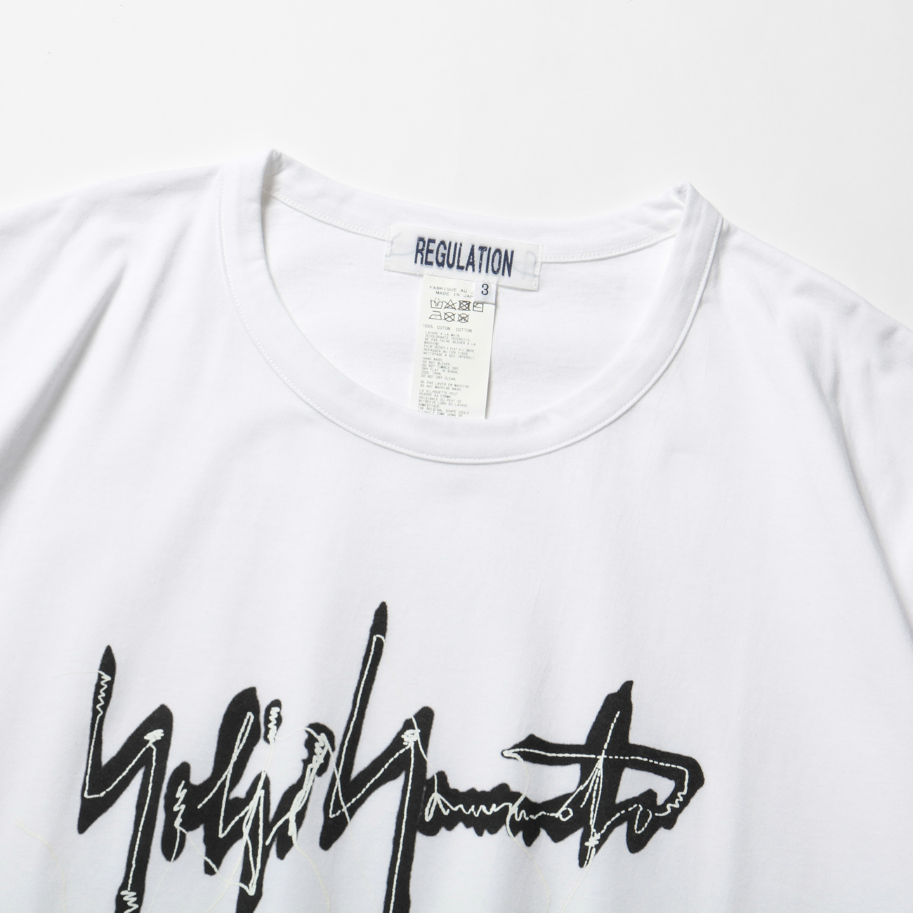 Yohji Yamamoto POUR HOMME | FQ-T90-099-1 - White | 通販 - 正規取扱