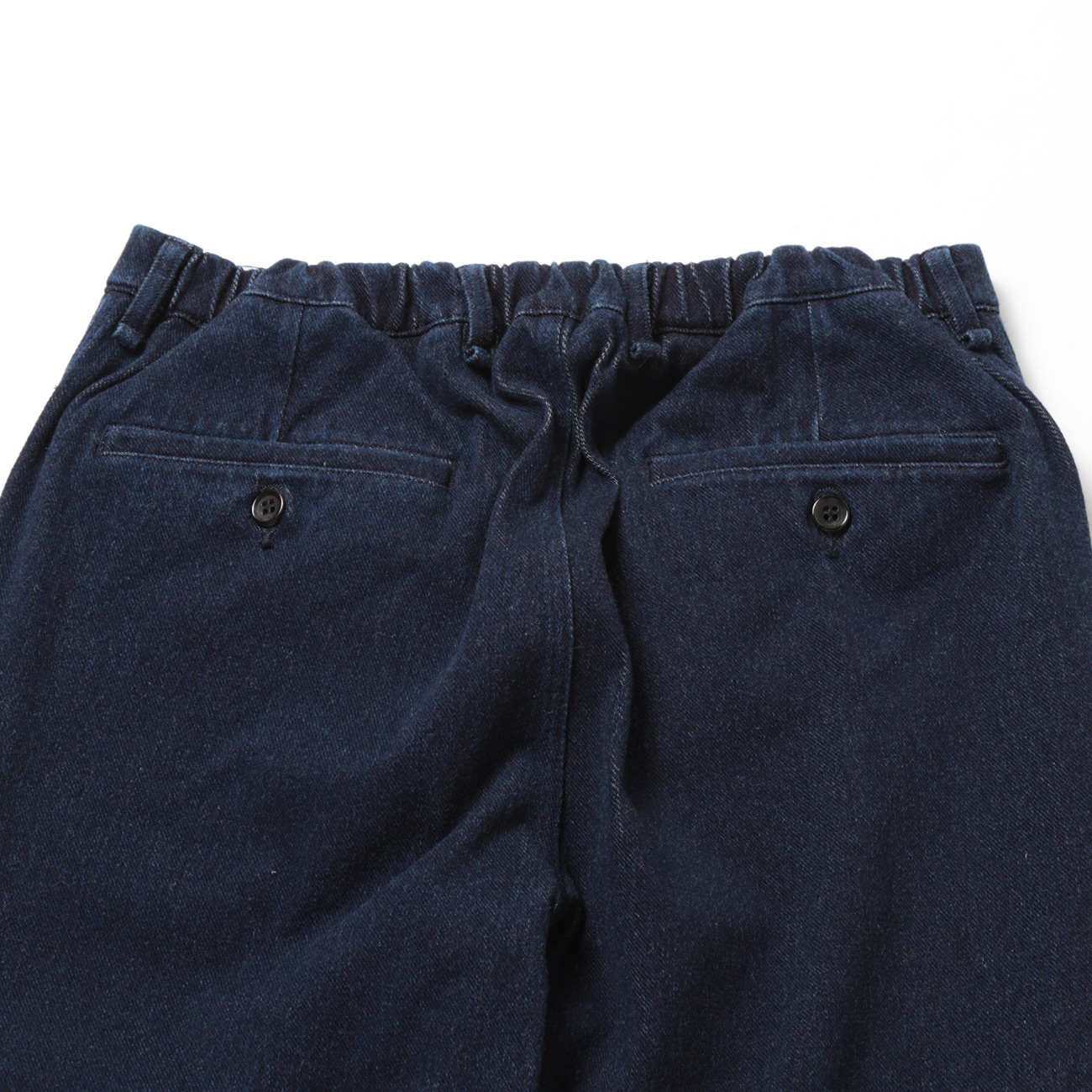CURLY / カーリー | DENIM 1 TUCK EZ TAPERED SLACKS - Indigo | 通販