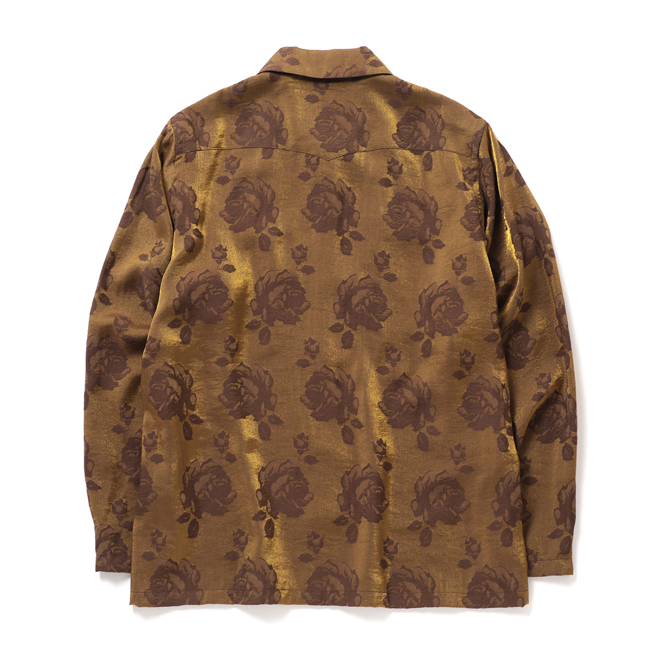 Needles / ニードルズ | Cowboy One-Up Shirt - Rose Jacquard - Brown
