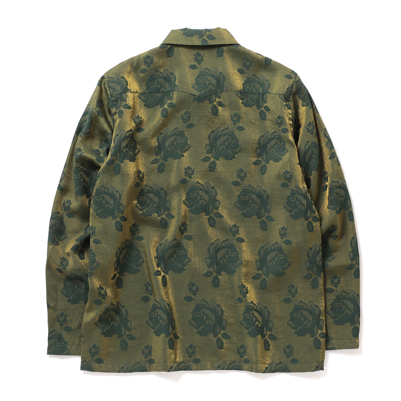 Needles / ニードルズ | Cowboy One-Up Shirt - Rose Jacquard - Green
