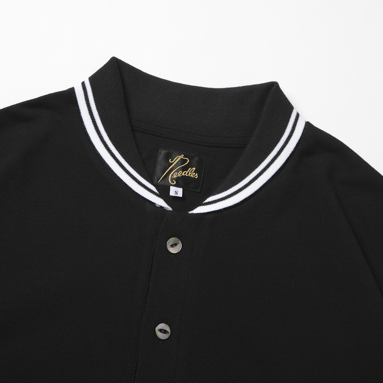 Needles / ニードルズ | Shawl Collar S/S Polo - Cotton Pique