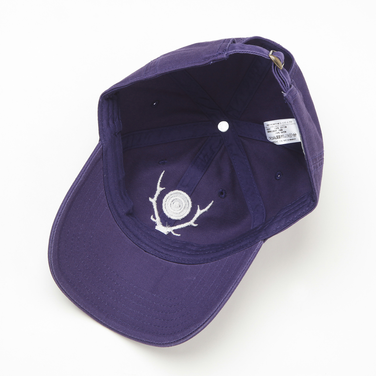 south2west8キャップ　紫 South2 West8（サウスツー ウエストエイト）〉 別注 Strap Back Cap