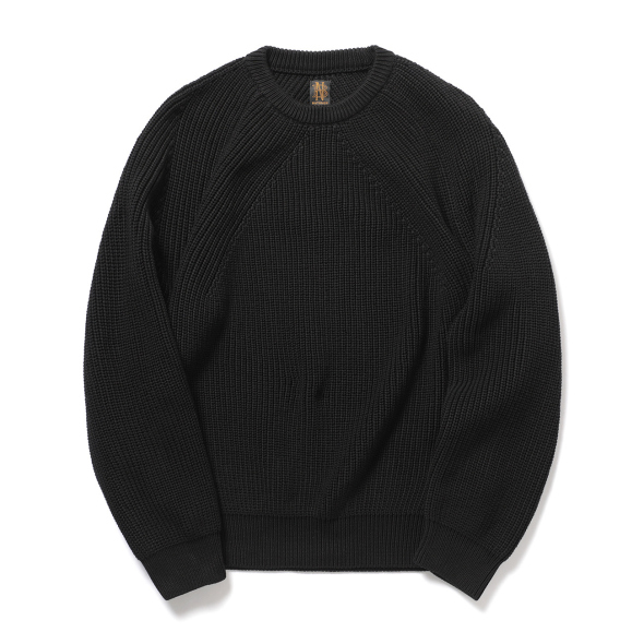 BATONER / バトナー | SIGNATURE CREW NECK (メンズ) - Black | 通販