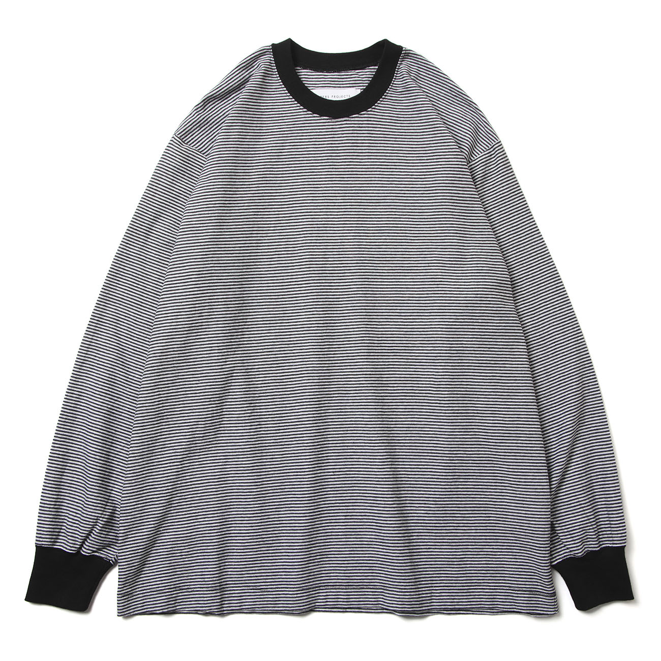 PERS PROJECTS / パースプロジェクト | VICTOR L/S BORDER TEE - White 