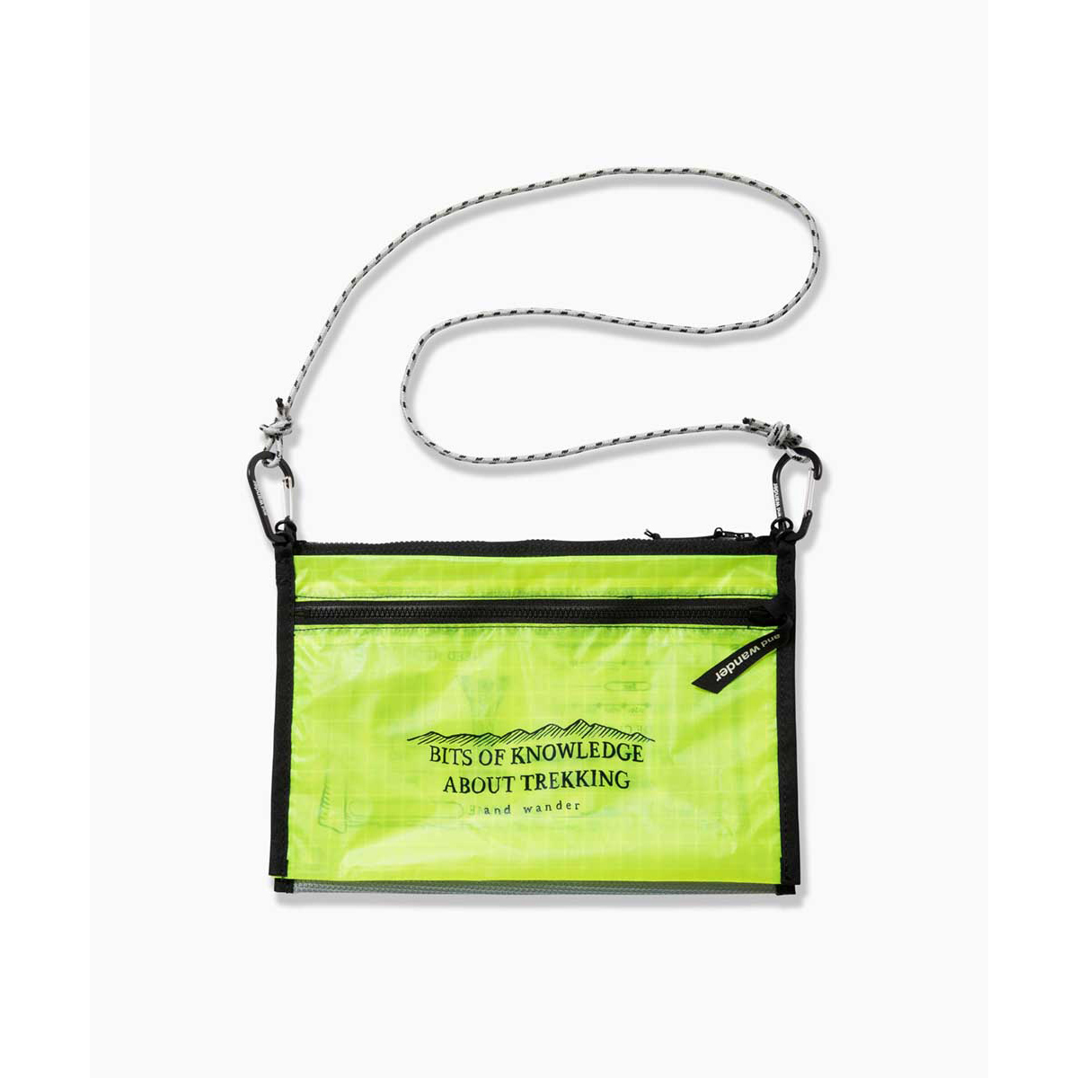 and wander / アンドワンダー | twin pouch set - Yellow | 通販