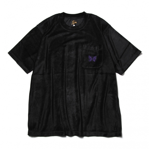 Needles / ニードルズ | S/S Papillon Emb. Pocket Tee - R/Pe/C