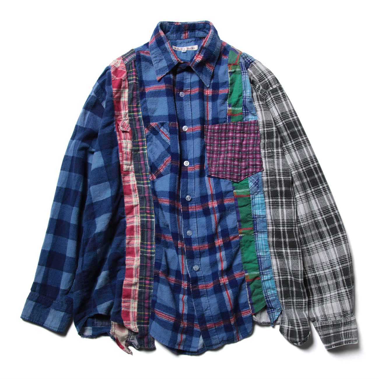 Rebuild by Needles - Flannel Shirt -> 7 Cuts Shirt - Mサイズ