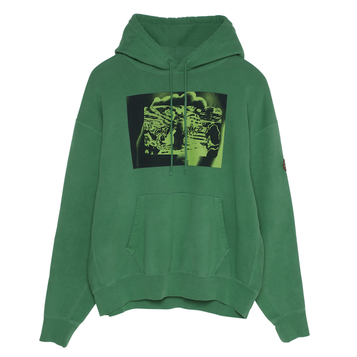 TUT CARD HEAVY HOODY - Green