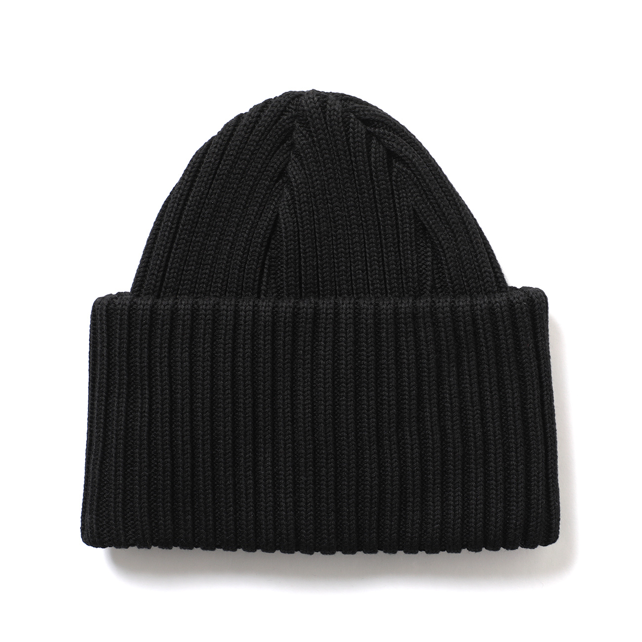 BATONER / バトナー | COTTON KNIT CAP (ユニセックス) - Black | 通販