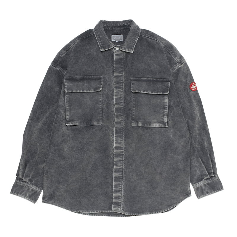 BLEACHED BIG SHIRT - Grey