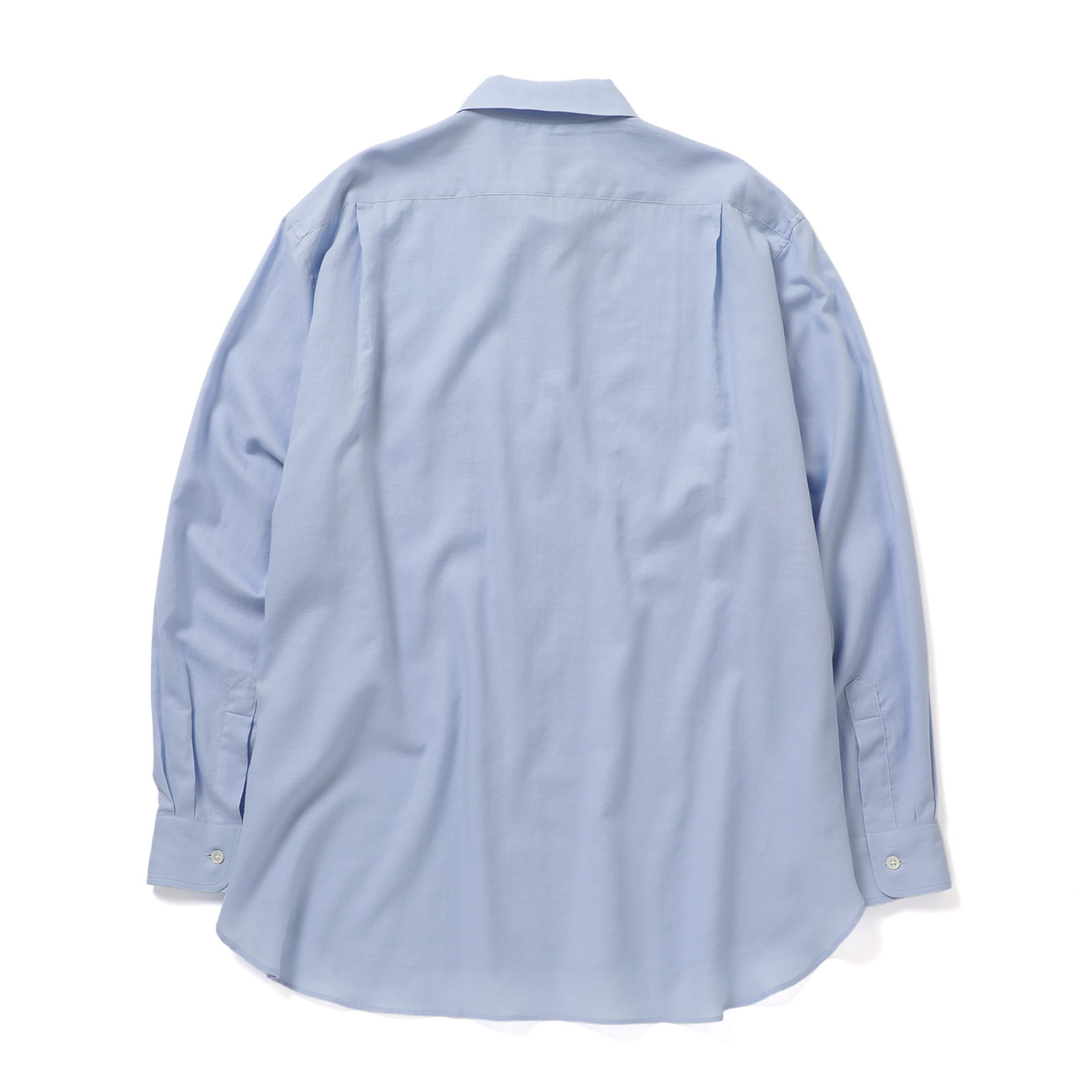 ssstein / シュタイン | COTTON SILK OVERSIZED PLACKET SHIRT - Sax