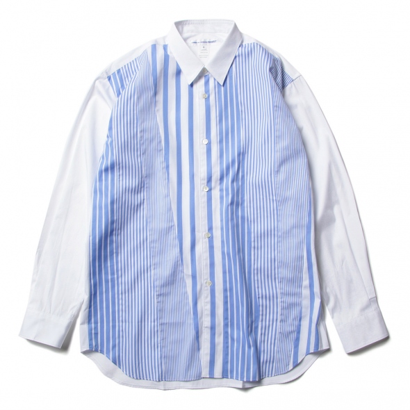 COMME des GARCONS SHIRT | cotton poplin plain with yarn dyed