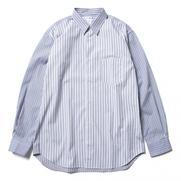 COMME DES GARÇONS SHIRT 再構築 レーヨン シャツ 海外Ｍ