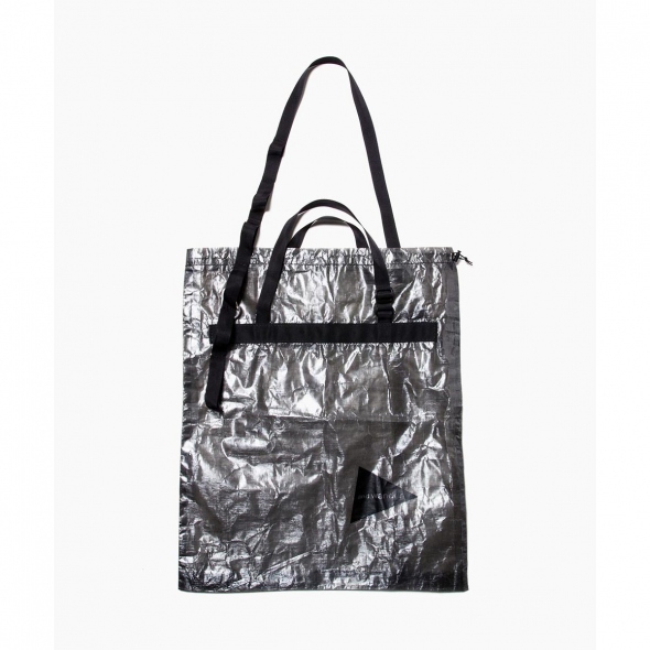 and wander / アンドワンダー | cuben fiber stuffsack large - Black