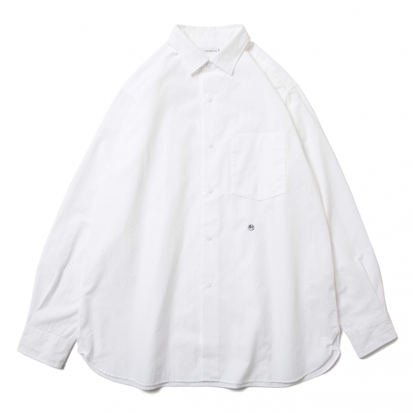 nanamica / ナナミカ | Regular Collar Wind Shirt - Off White | 通販