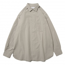 nanamica / ナナミカ | Regular Collar Wind Shirt - Light Taupe