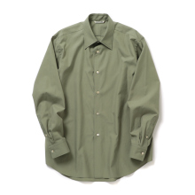 AURALEE / オーラリー | WASHED FINX TWILL SHIRT (メンズ) - Olive
