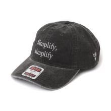 South2 West8 / サウスツーウエストエイト | Strap Back Cap - Simplify,simplify - Black