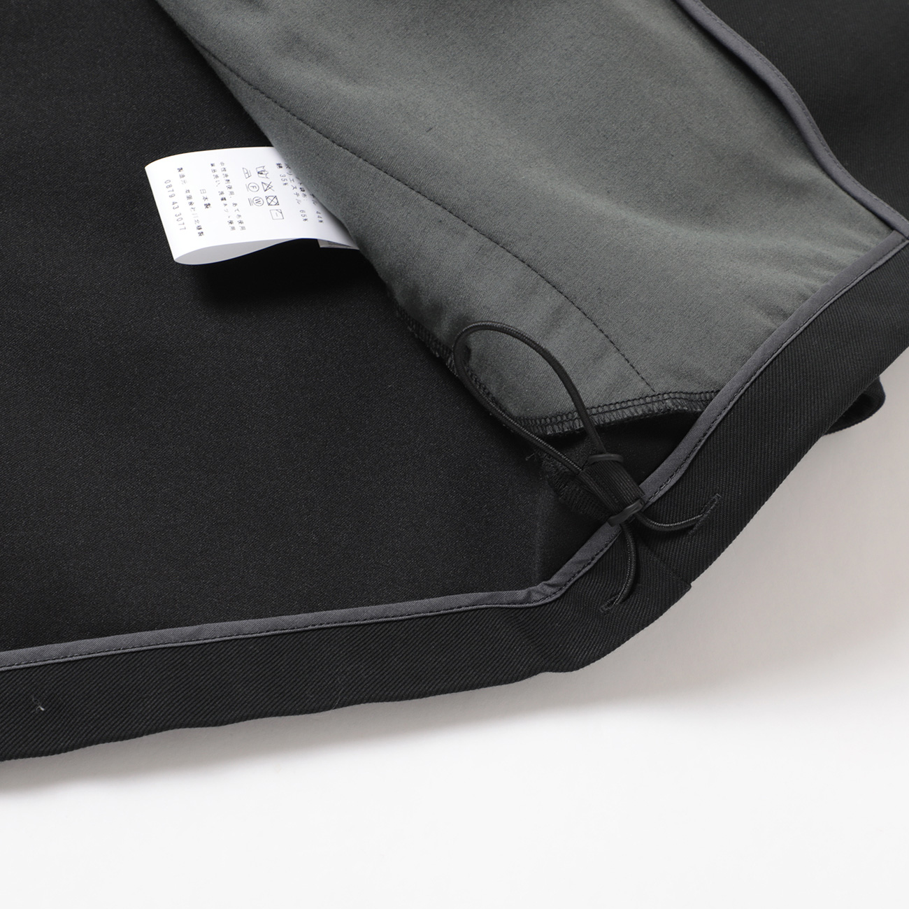 CURLY / カーリー | KNIT CHINO-CLOTH ZIP-UP BLOUSON - Black | 通販