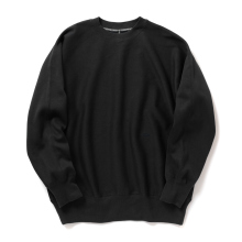 nanamica / ナナミカ | Crew Neck Sweat Shirt - Black